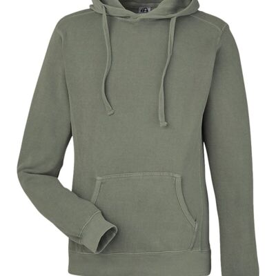 Unisex Pigment-Dyed Fleece Hooded Sweatshirt Thumbnail