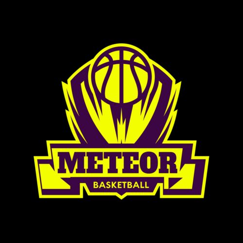 Meteor Basketball Logo Template Thumbnail