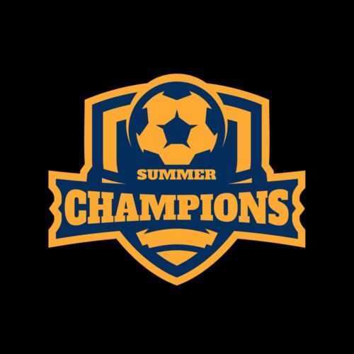 Champions Summer Soccer logo template Thumbnail