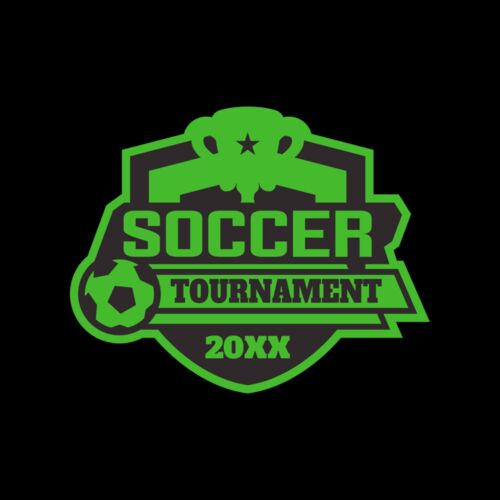 Soccer Tournament logo template 02 Thumbnail
