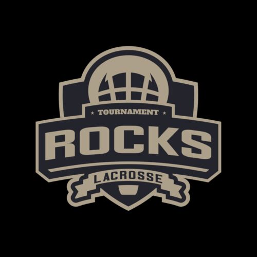 Rocks Tournament Lacrosse Logo Template Thumbnail