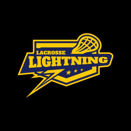 Lightning Lacrosse Logo Template Thumbnail