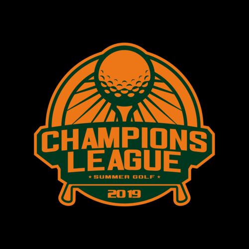 Champions League Summer Golf logo template Thumbnail