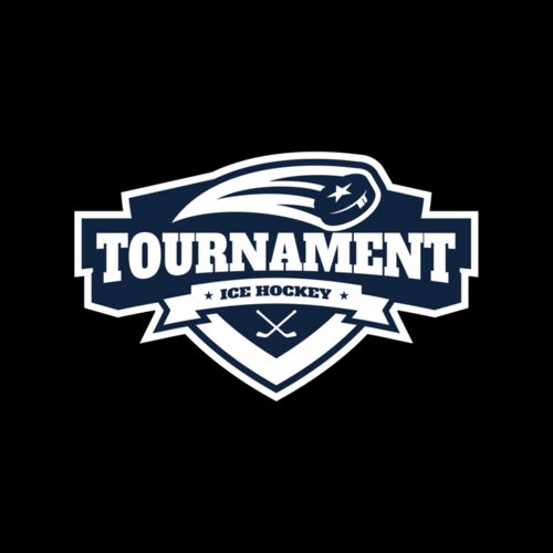 Tournament Ice Hockey logo template 02 Thumbnail