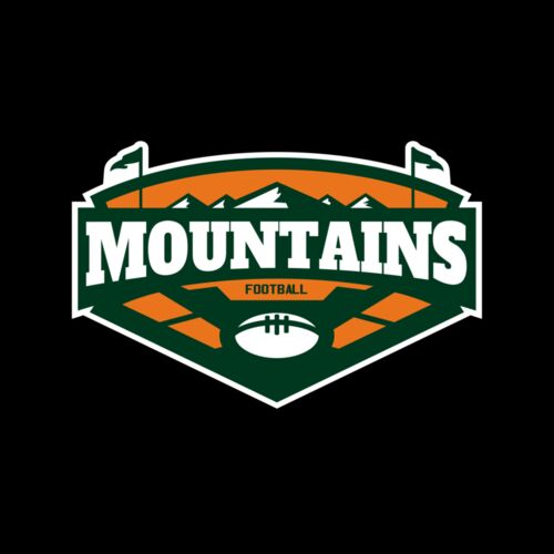 Mountains Football logo template 02 Thumbnail