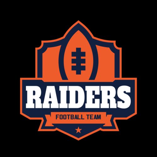 Raiders Football Team logo template Thumbnail