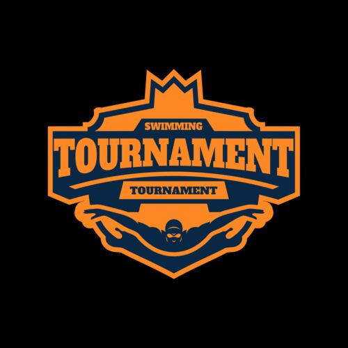 Swimming Tournament logo template Thumbnail