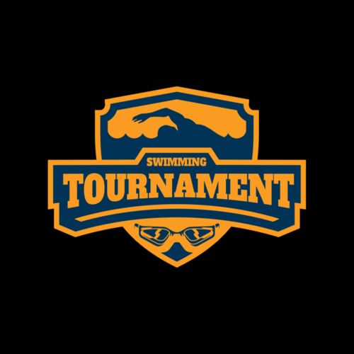 Swimming Tournament logo template 02 Thumbnail