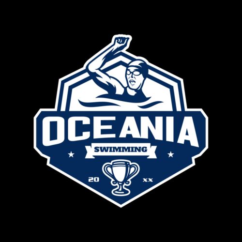 Oceania Swimming logo template Thumbnail