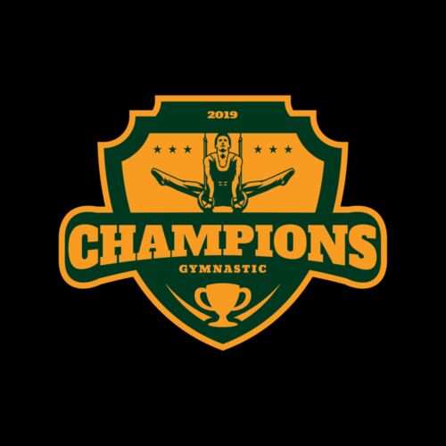 Champions Gymnastic logo template Thumbnail