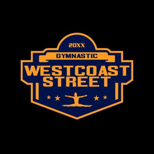 West Coast Street Gymnastic logo template 02 Thumbnail