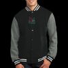 Fleece Letterman Jacket Thumbnail