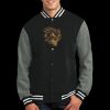 Fleece Letterman Jacket Thumbnail