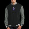 Fleece Letterman Jacket Thumbnail