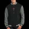 Fleece Letterman Jacket Thumbnail