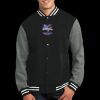 Fleece Letterman Jacket Thumbnail