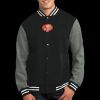 Fleece Letterman Jacket Thumbnail