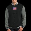 Fleece Letterman Jacket Thumbnail