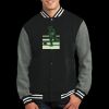Fleece Letterman Jacket Thumbnail