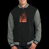 Fleece Letterman Jacket Thumbnail