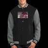 Fleece Letterman Jacket Thumbnail