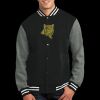 Fleece Letterman Jacket Thumbnail