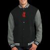 Fleece Letterman Jacket Thumbnail