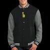 Fleece Letterman Jacket Thumbnail