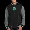 Fleece Letterman Jacket Thumbnail