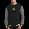 Fleece Letterman Jacket Thumbnail