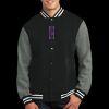 Fleece Letterman Jacket Thumbnail
