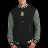 Fleece Letterman Jacket Thumbnail