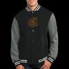 Fleece Letterman Jacket Thumbnail