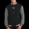 Fleece Letterman Jacket Thumbnail