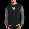 Fleece Letterman Jacket Thumbnail