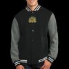 Fleece Letterman Jacket Thumbnail