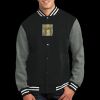 Fleece Letterman Jacket Thumbnail