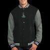 Fleece Letterman Jacket Thumbnail