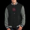 Fleece Letterman Jacket Thumbnail