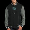 Fleece Letterman Jacket Thumbnail