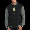 Fleece Letterman Jacket Thumbnail