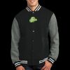 Fleece Letterman Jacket Thumbnail