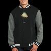 Fleece Letterman Jacket Thumbnail