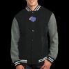 Fleece Letterman Jacket Thumbnail