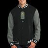 Fleece Letterman Jacket Thumbnail