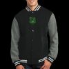 Fleece Letterman Jacket Thumbnail