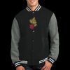 Fleece Letterman Jacket Thumbnail
