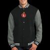 Fleece Letterman Jacket Thumbnail