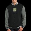 Fleece Letterman Jacket Thumbnail