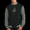 Fleece Letterman Jacket Thumbnail